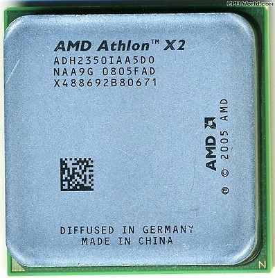  X2 BE 2350 2.1 GHz ADH2350IAA5DO Socket AM2 Processor Tested Working