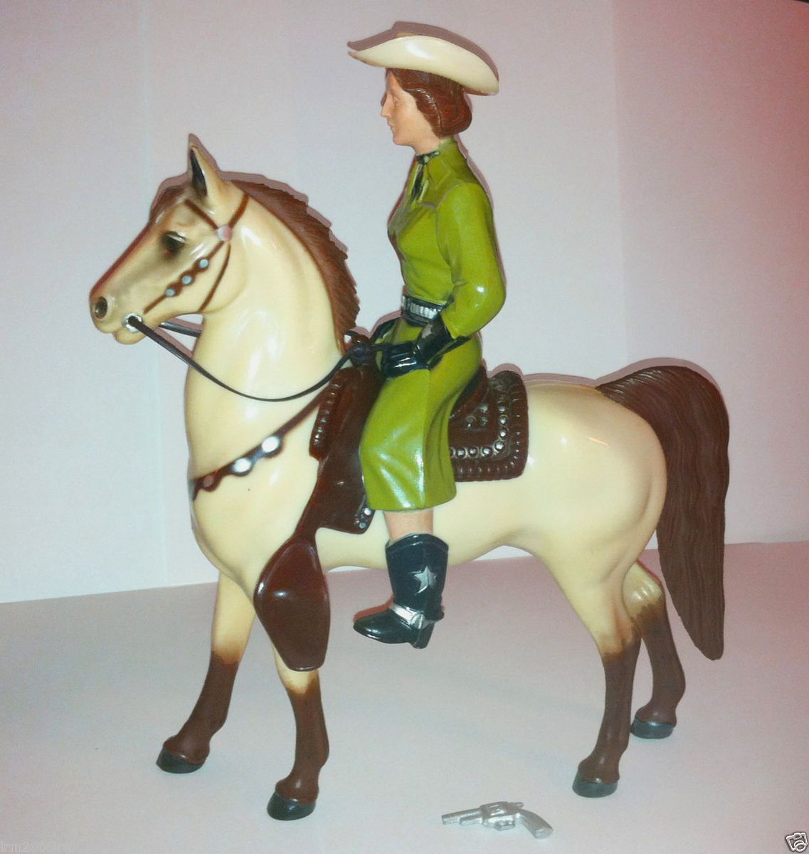 DALE EVANS complete 1950s vintage Hartland cowgirl set NEAR MINT horse