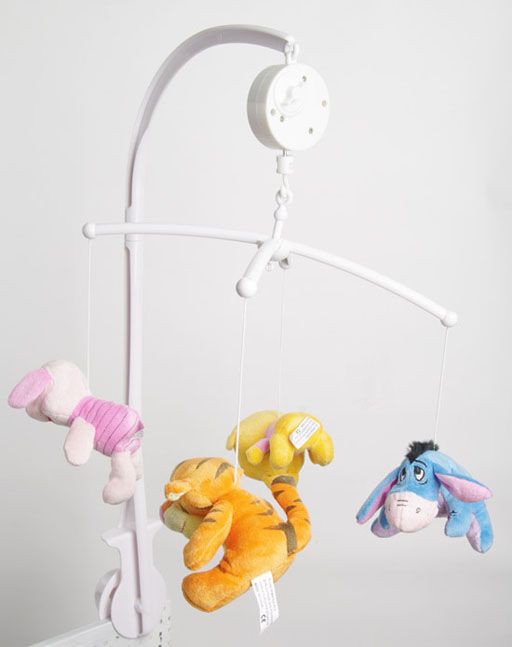  BB Lullaby Musical Crib Stroller Disney Music Mobile Plush Toys