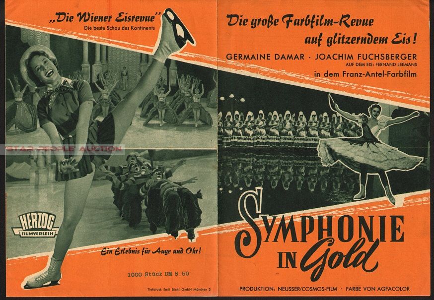 FUCHSBERGER & GERMAINE DAMAR   SYMPHONIE IN GOLD * RARE GERMAN PROGRAM