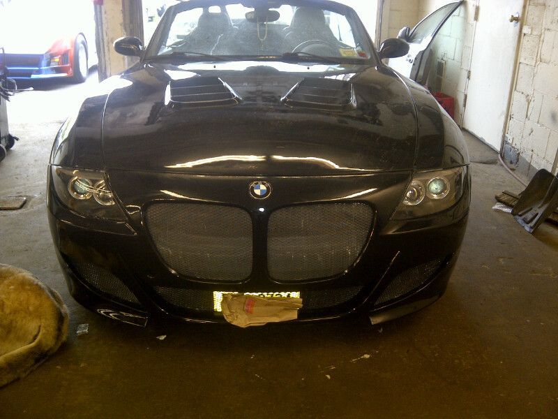 BMW Z4 Front Bumper Cover Custom Made Huge Grill Fiber