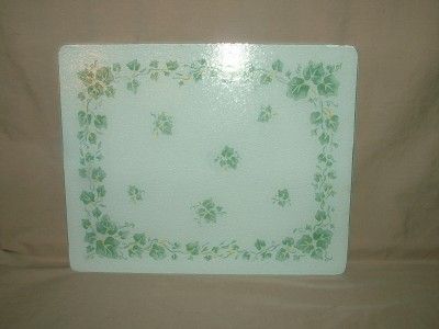  CORELLE CALLAWAY GREEN IVY 15 X 12 COUNTER SAVER CUTTING BOARD