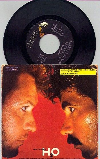 Hall Oates Maneater 45 RPM w PS RCA 13354 NM UNPLYD