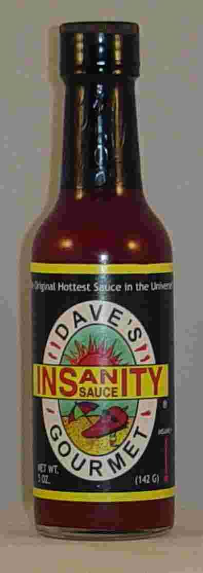 Daves Insanity Hot Sauce Daves Gourmet