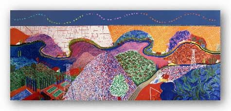 ART Mulholland Drive Road to Studio David Hockney