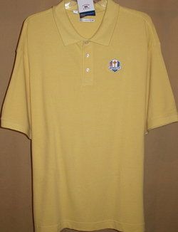 CUTTER & BUCK Ryder Cup 2012 Ace Pique short sleeve polo Med(Slt)