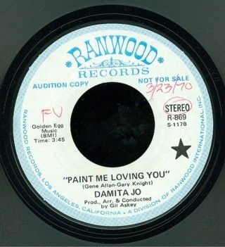 Soul 45 Damita Jo Paint Me Loving You