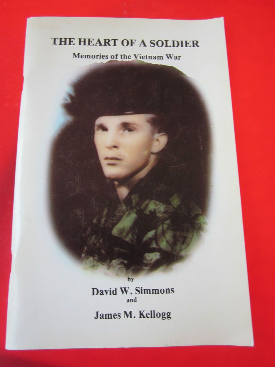  Soldier Memories of The Vietnam War David w Simmons Signed RARE
