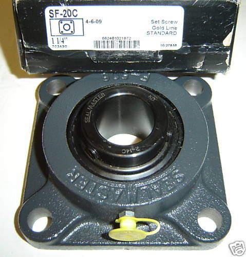  Sealmaster SF 20c Flange Bearing 1 1 4" Shaft SF20C