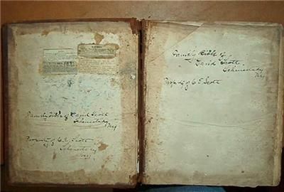 old family bible scott schenectady new york