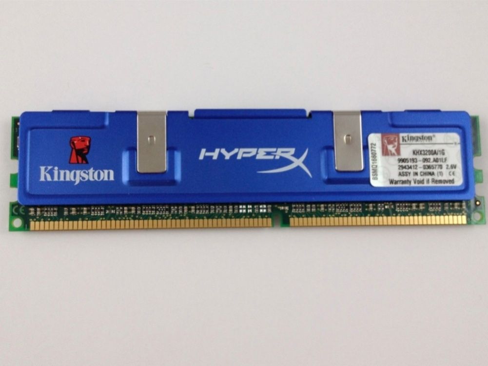 Kingston HyperX PC3200 1GB DDR 400 184 Pin KHX3200A 1G 