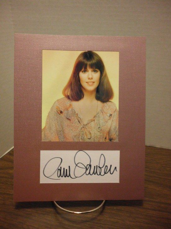 Pam Dawber Autograph Mork Mindy Display Signed Signature COA Authentic