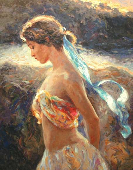  Royo Art "Instate de Luz" Serigraph on Panel