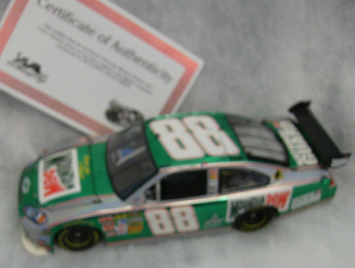 Dale Earnhardt JR 88 2008 MT DEW RETRO mesma color chrome 1 24 diecast