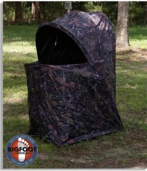 New 1 Man Camo Photo Deer Turkey Hunting Ground Blind