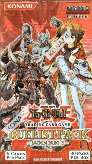 Upper Deck Yu Gi Oh GX Duelist Jaden Yuki 3 Booster Box