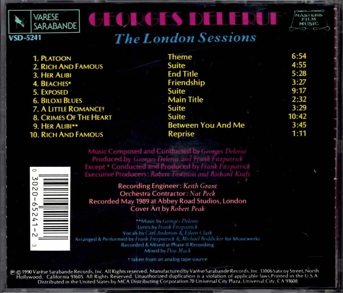 GEORGES DELERUE THE LONDON SESSIONS VOL 1 CD RARE