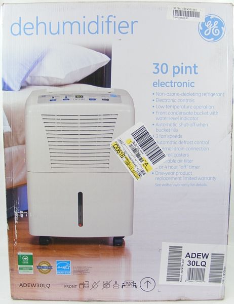 GE ENERGY STAR 30 Pint Dehumidifier ADEW30LQ