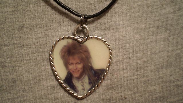 Labyrinth David Bowie Jareth Retro Glam 80s Necklace Fantasy Goblin