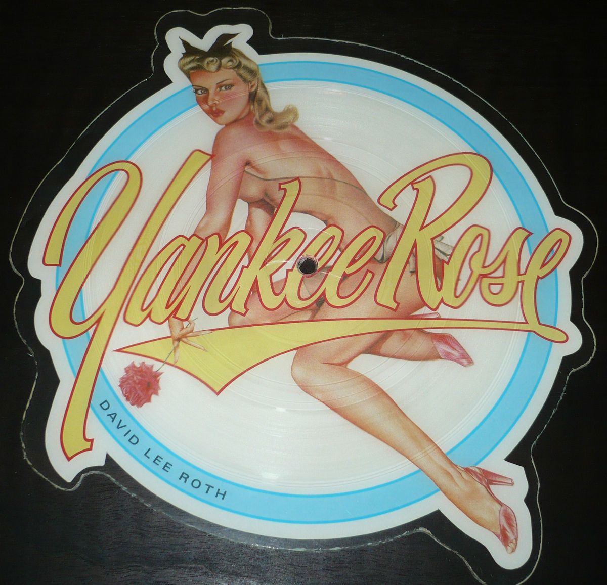 David Lee Roth Yankee Rose RARE Picture Disc NM