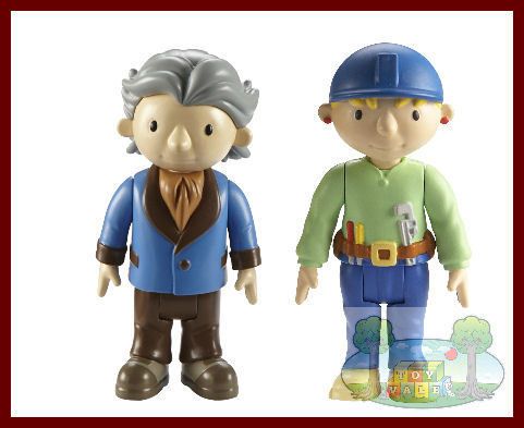 Bob The Builder 2 Figure Pack David Mockney and Wendy