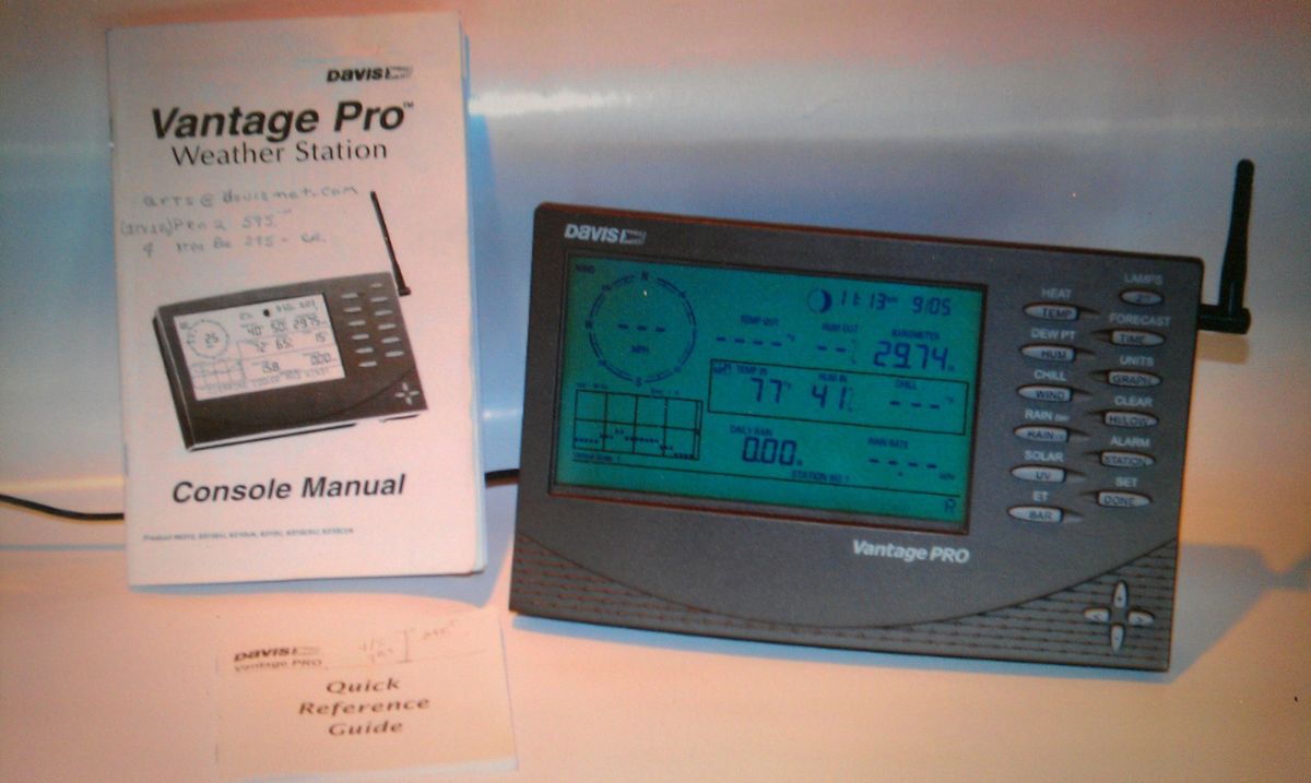 Davis Vantage Pro Weather Station Console