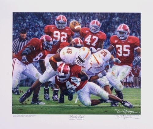 Alabama Rocky Stop Daniel Moore Print V Tennessee