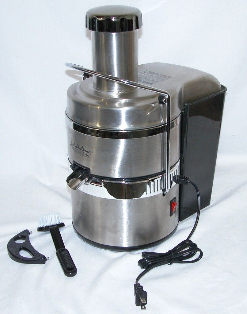 Jack Lalannes Power Juicer Deluxe Stainless