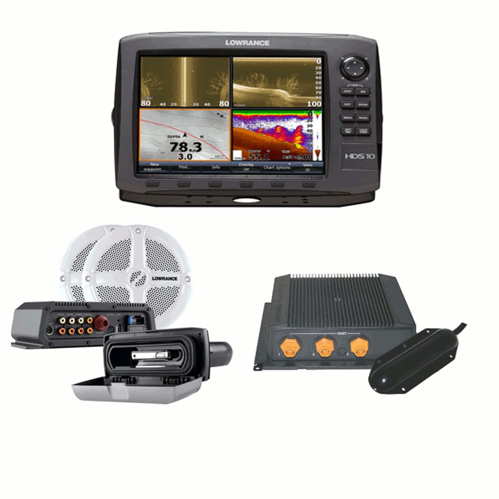  HDS 10 Gen 2 Insight Bundle 83 200 LSS 1 Transducer Lowrance SonicHub