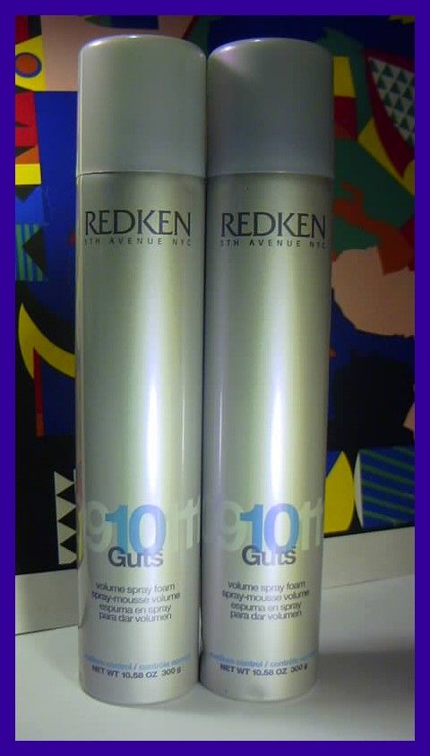 Redken 10 Guts Volumizing Spray Foam Lot of 2 10 Oz