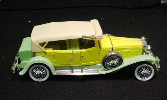 Franklin Mint 1930 Duesenberg J Derham Tourster 1 24 Scale Model Car