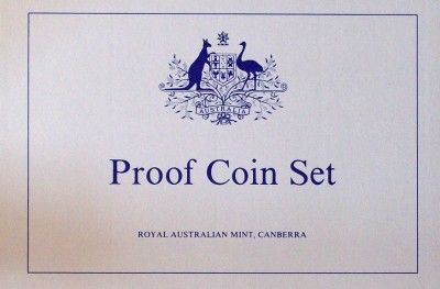 australian 1987 decimal proof coin set 7 proof coins