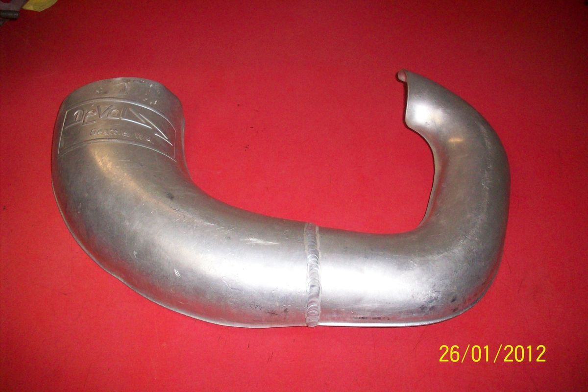 Vintage Motocross Exhaust Pipe Guard Devol