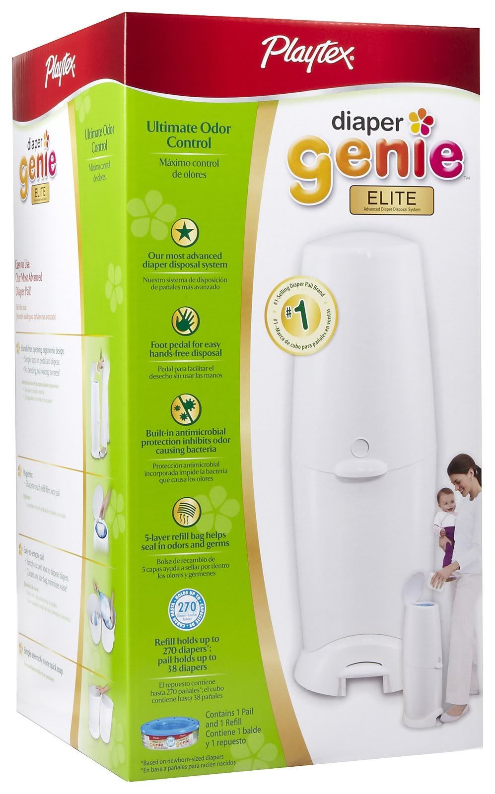 Diaper Genie II Elite Pail System Brand New 2 Day SHIP