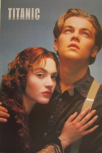 Titanic Movie Poster Leonardo DiCaprio Kate Winslet