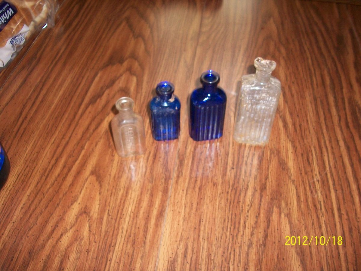  Old Poison Bottle Lot