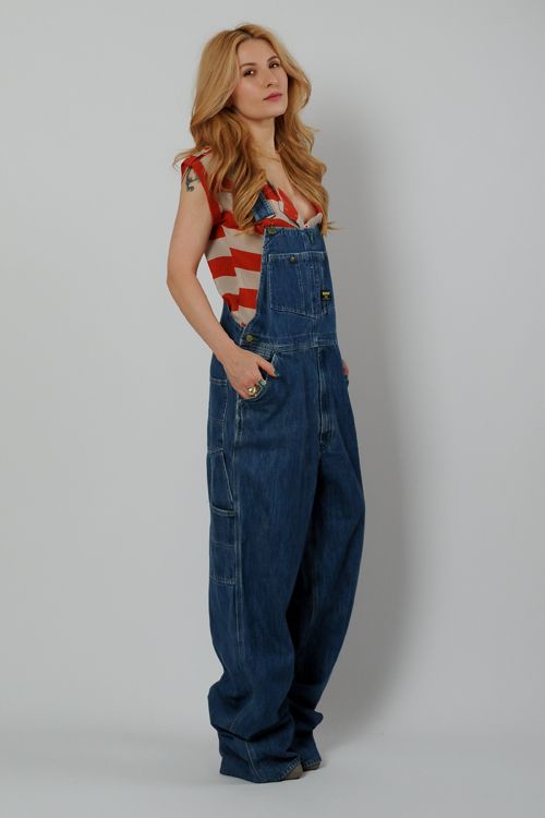 vintage 80s denim ov eralls. Perfectly slouchy fit, extra long length