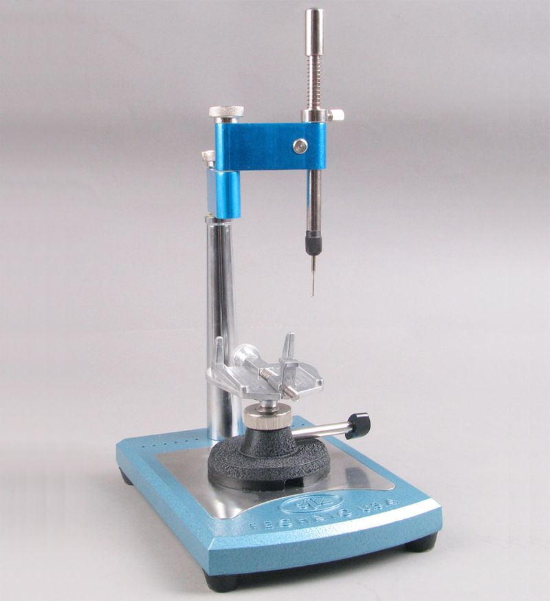 dental lab surveyor parallel with tools