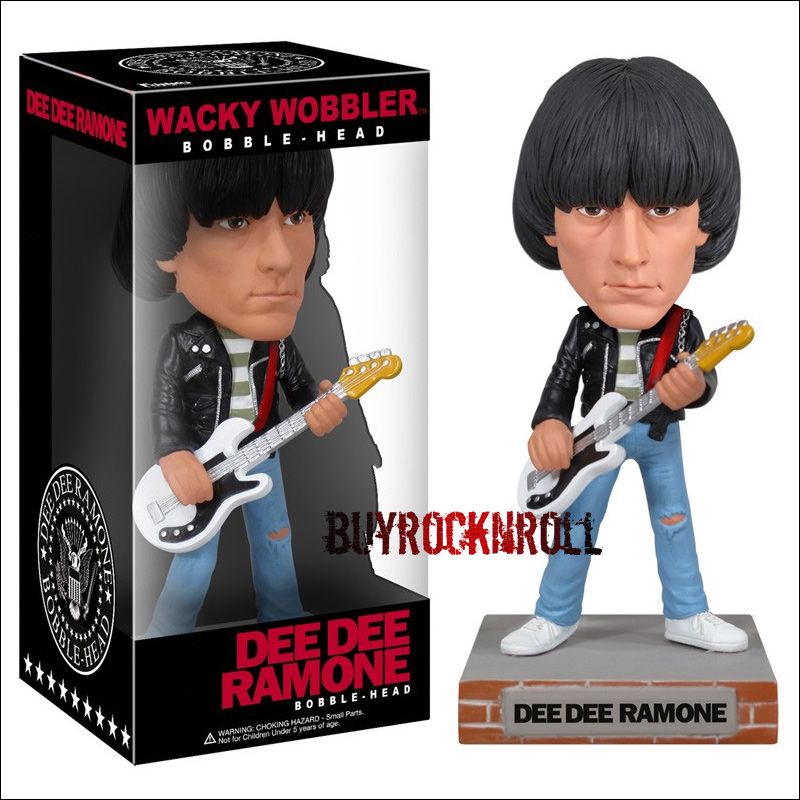 2011 Funko Ramones Johnny Dee Dee Bobblehead Wacky Wobbler Set Figure