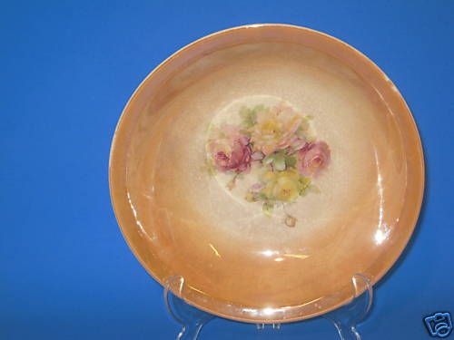 Vintage w s George Derwood Rose Lustre Serving Bowl