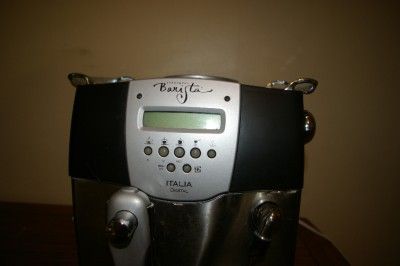  SAECO BARISTA DIGITAL ESPRESSO MACHINE   NEEDS DESCALING OR