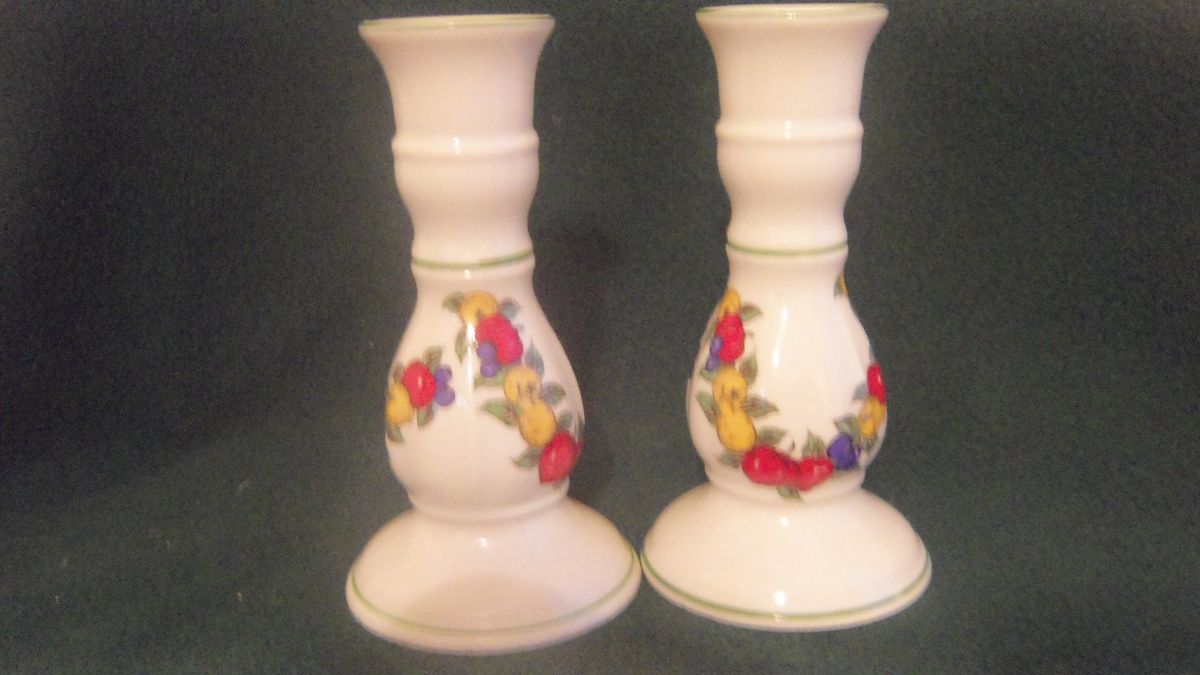 Candlesticks by Della Robbia PWF Japan