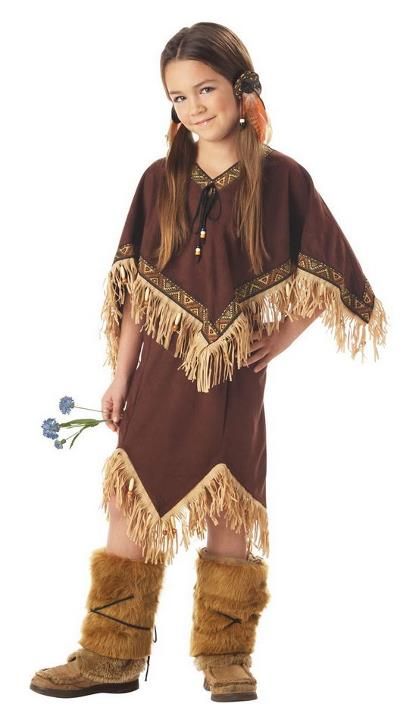 Pretty Indian Princess Wildflower Girl Child Halloween California