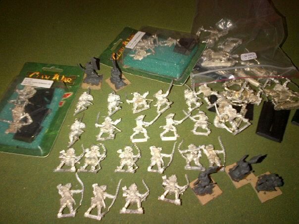 Dixon, L5R 28mm Samurai lot #3 Blisters, and zips of minis