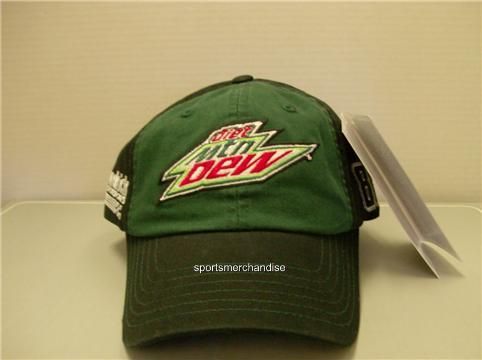 Dale Earnhardt Jr 88 Diet Mtn Dew Racing Checkered Flag Cap Hat