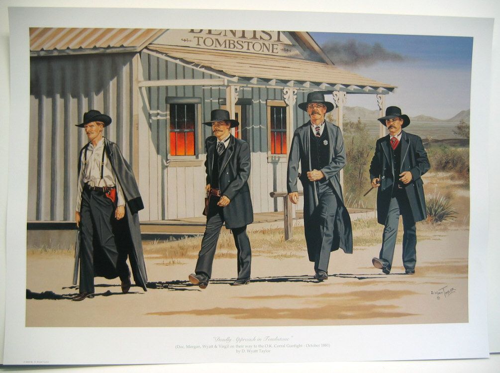 WYATT EARP , DOC HOLLIDAY,TOMBSTONE,O.K. CORRAL, OUTLAW