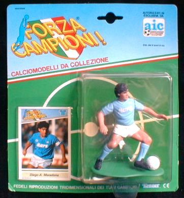 diego maradona kenner soccer figure with card 1990