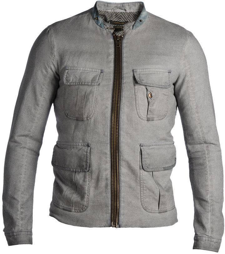 Diesel Black Gold Ginotoly Mens Jacket Gray $490