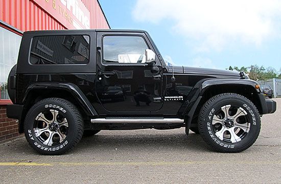 18 Dick Cepek DC2 Black Wheels 5 Lug 5x127 5 Rims Jeep Wrangler