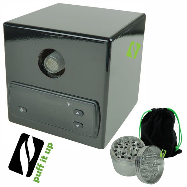 Hot Black Vapor King Digital Box Herb Vaporizer cube